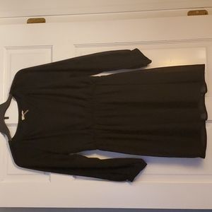 Black lon sleeve dress